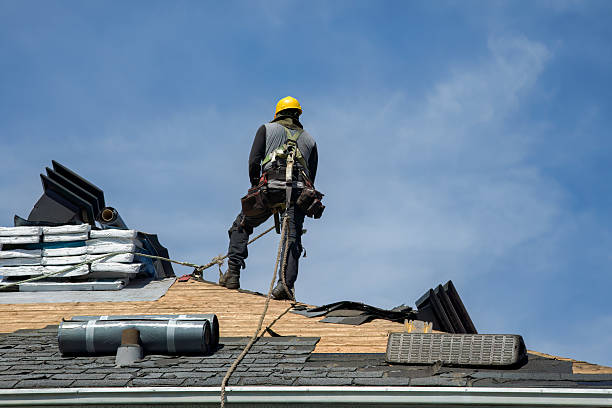 Professional Roofing technician working in Lakeland, NY